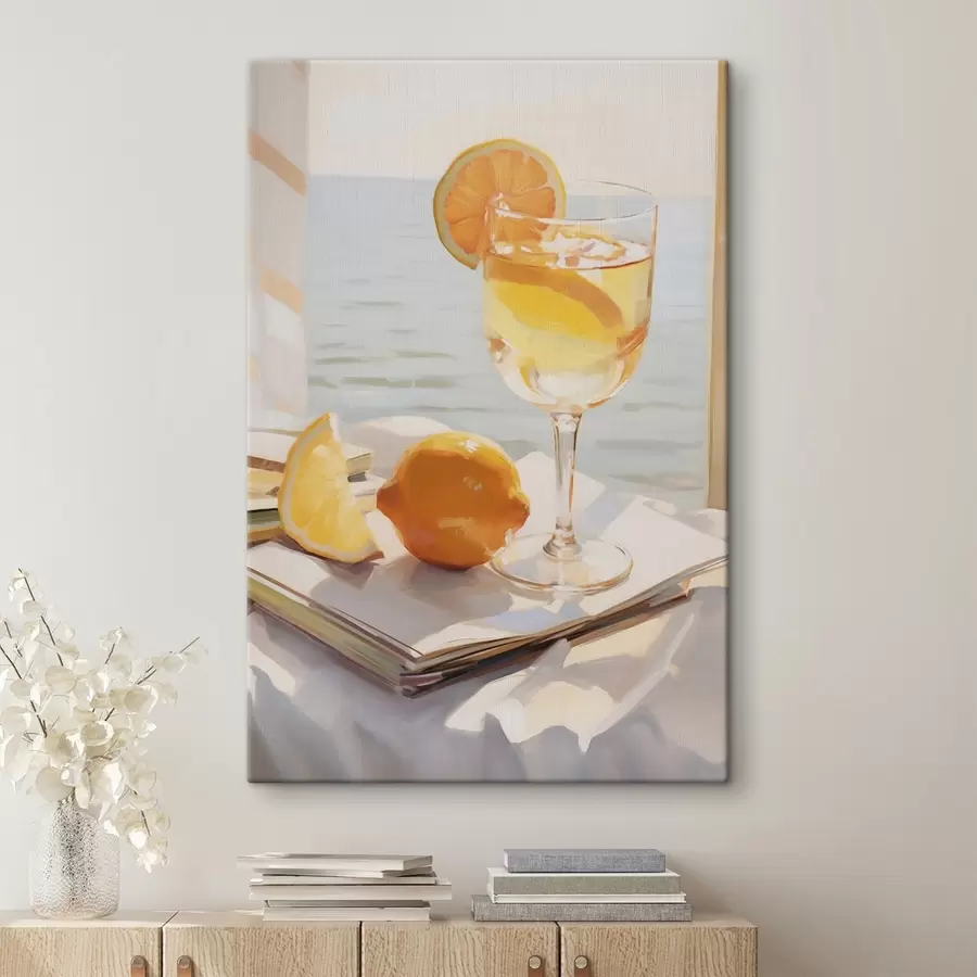 Pilt Kokteil klaasis akna ääres s46064