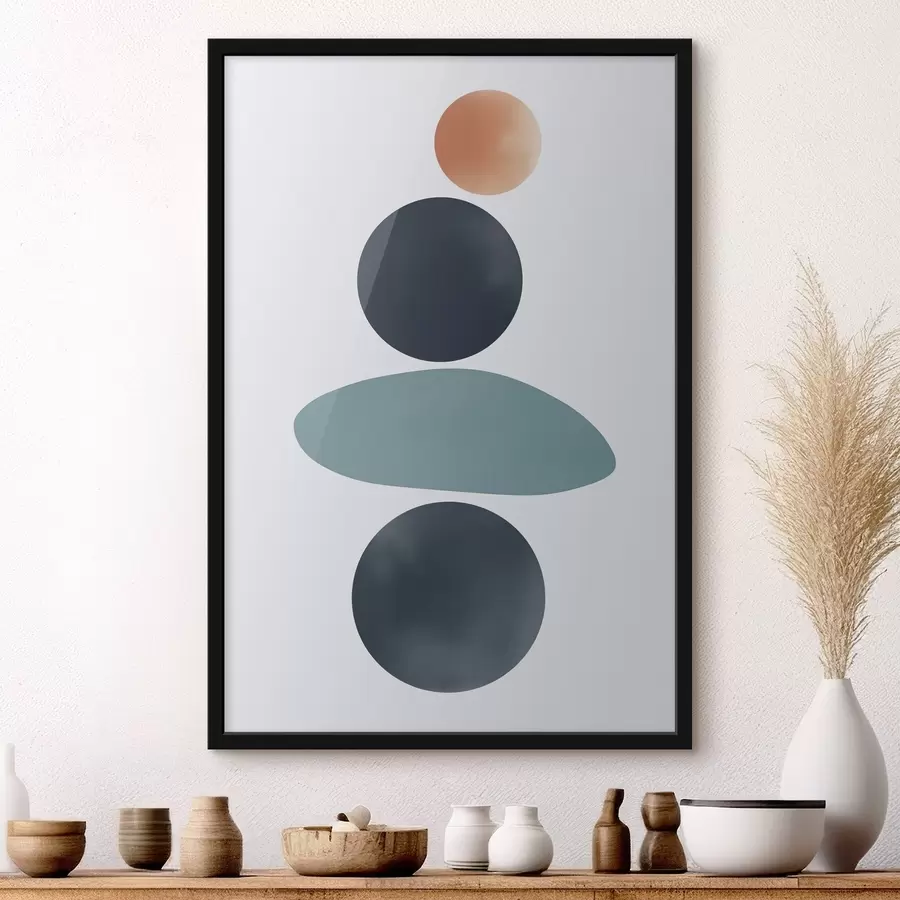 Fototapeedid Abstraktsed ümarad täpid f46061