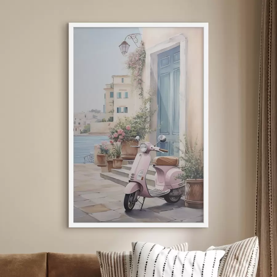 Fototapeedid Roller maja taustal f46065