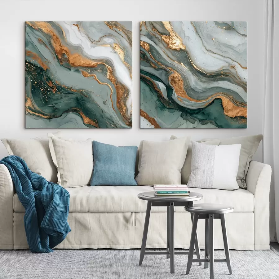 Pilt Marmoristruktuur halli-türkiisi toonides m00744