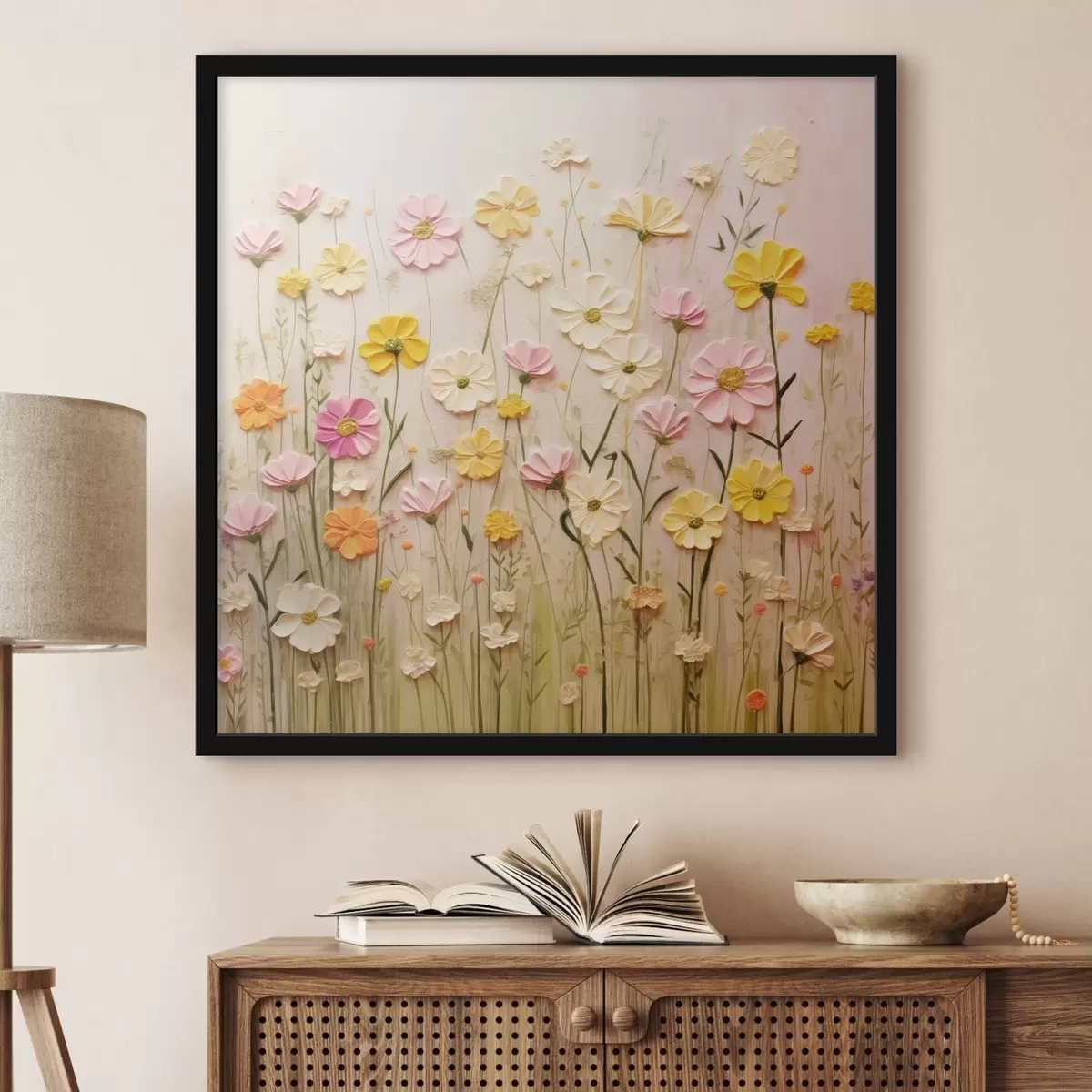 Plakat Lillepõld õlimaalide stiilis f45739