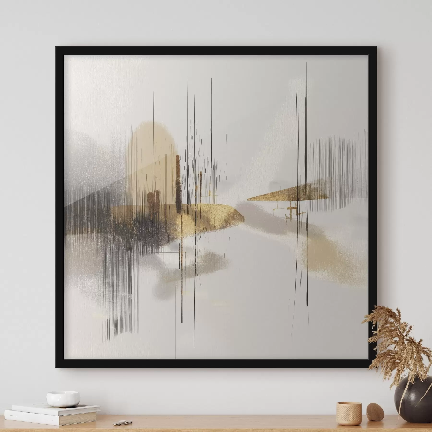 Fototapeedid Rahulik rand minimalistlikus graafilises stiilis f45849