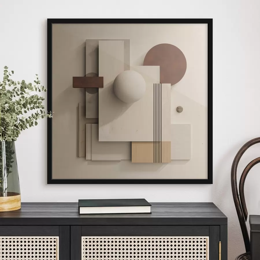 Fototapeedid Rahuliku geomeetria kaasaegses minimalistlikus stiilis f45856