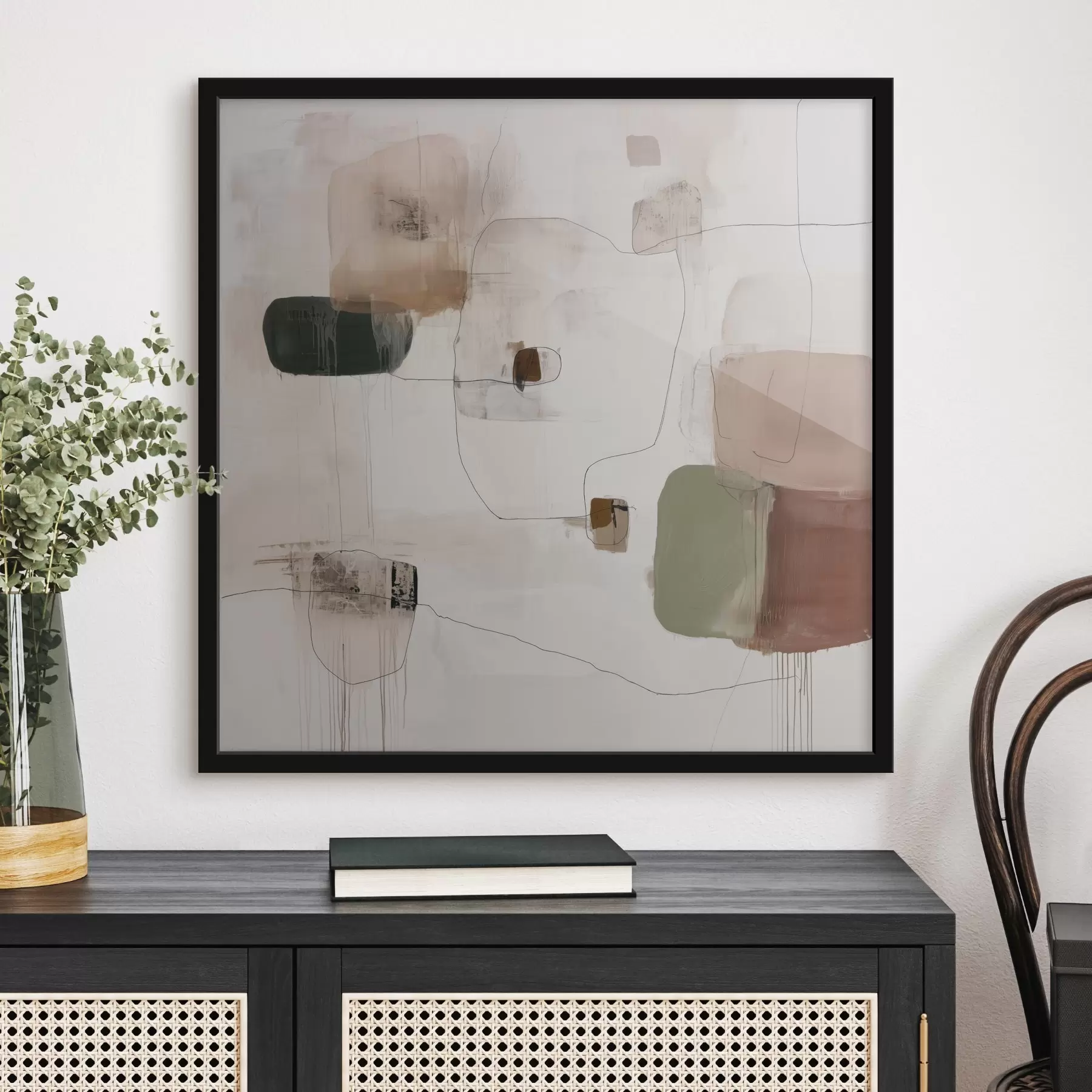 Fototapeedid Abstraktne minimalism soojades toonides f45860