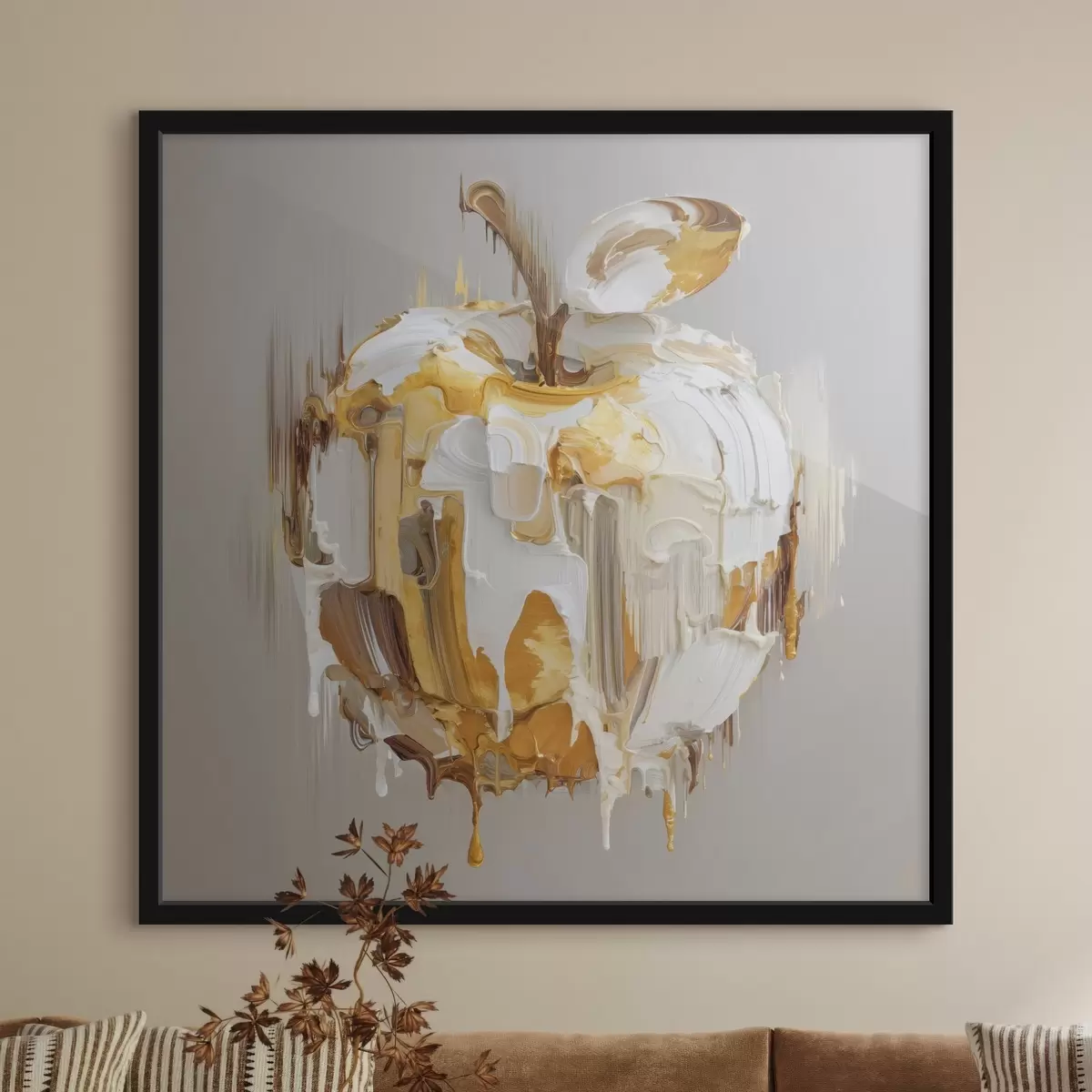 Plakat Õun sulanud värvi efektiga f45862