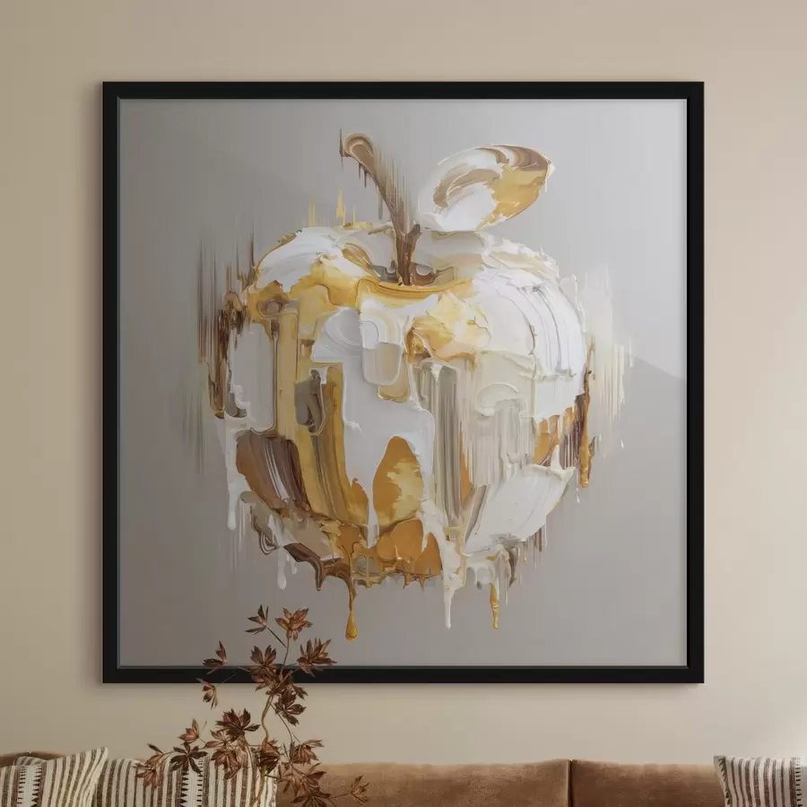 Fototapeedid Õun sulanud värvi efektiga f45862