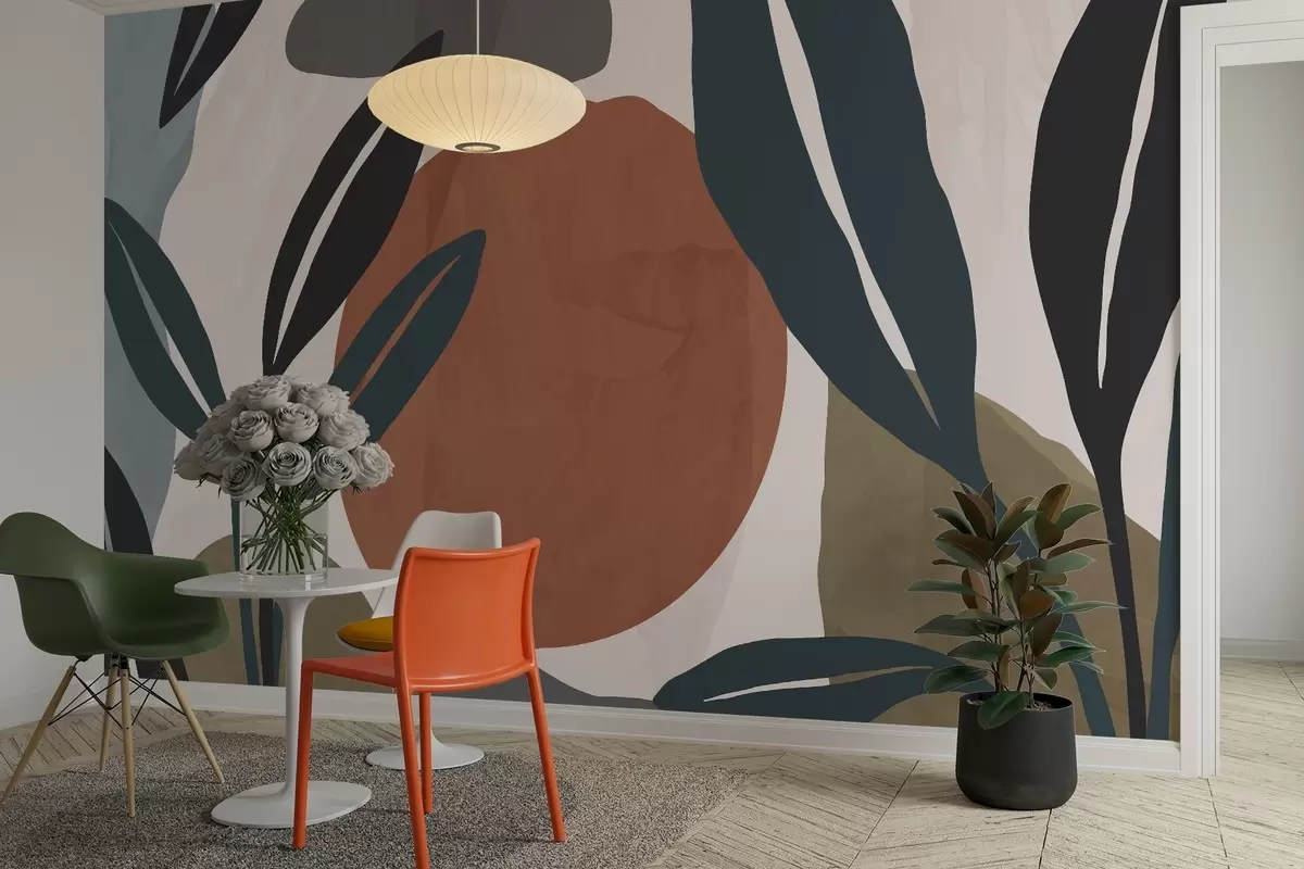 Fototapeedid Abstraktne botaanika w04592