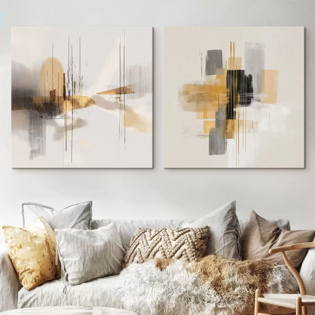 Pilt Kunstiline kompositsioon graafiliste elementidega m00740