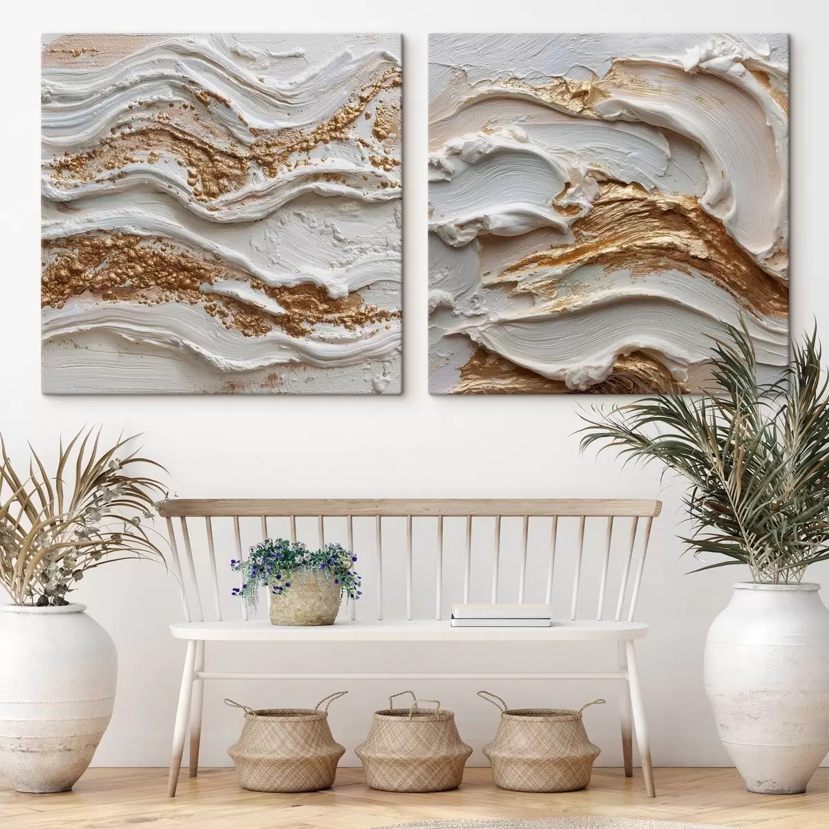 Pilt Volumetriline abstraktsioon valge ja kollase joonega m00742