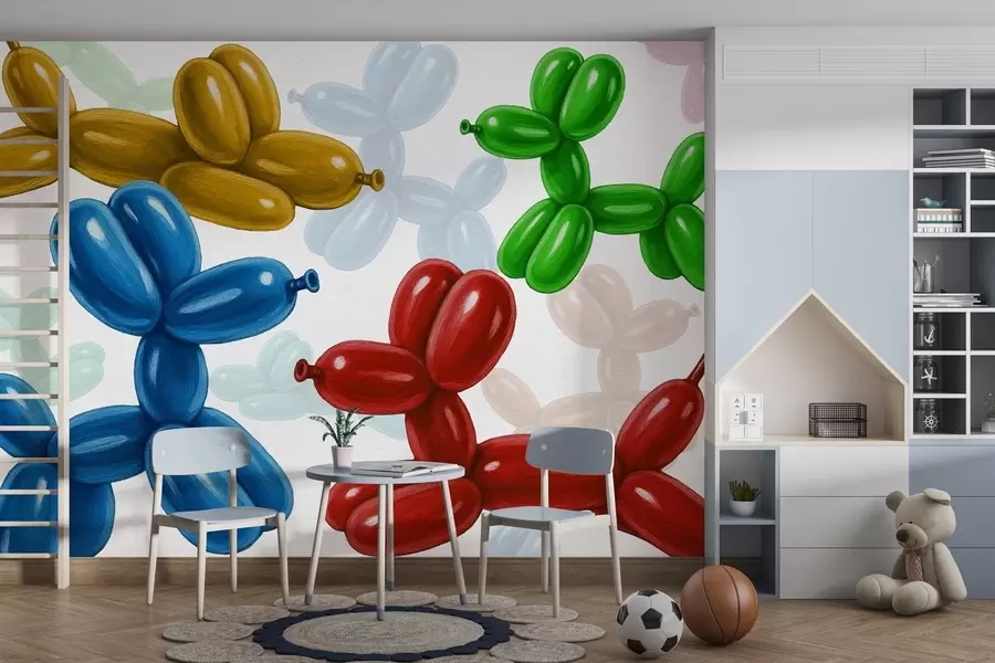 Fototapeedid Koerakujulised pallid w04675