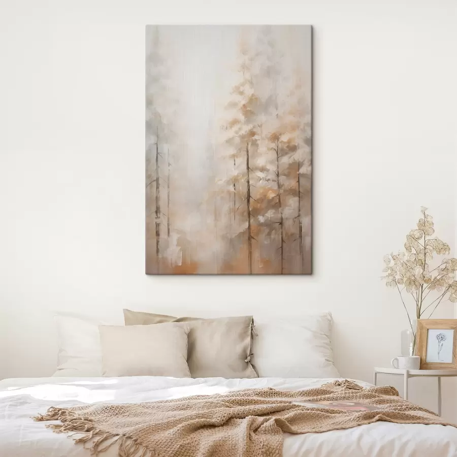 Pilt Puud metsas maalimise imitatsioon s46123