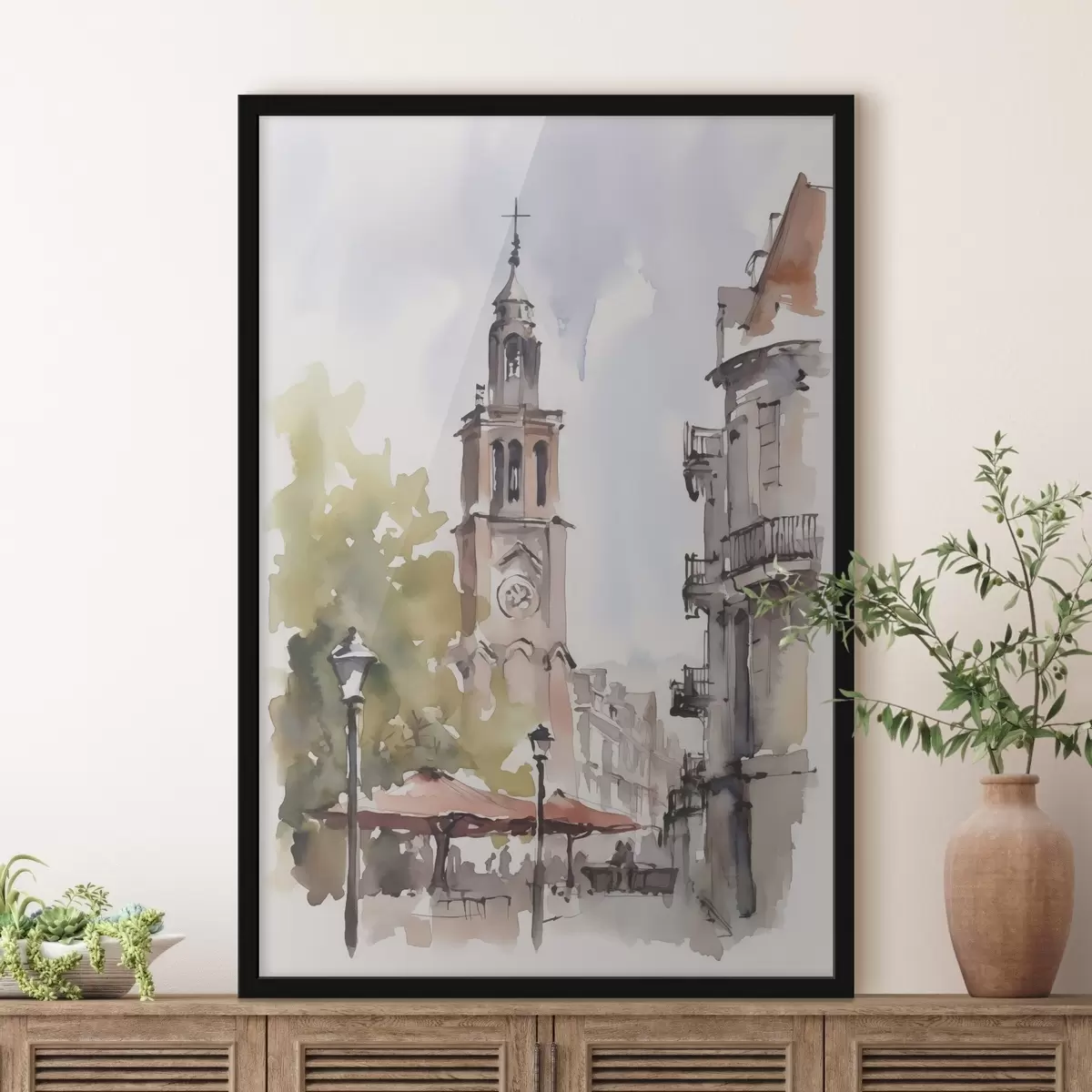 Plakat Linnamaastik f46121