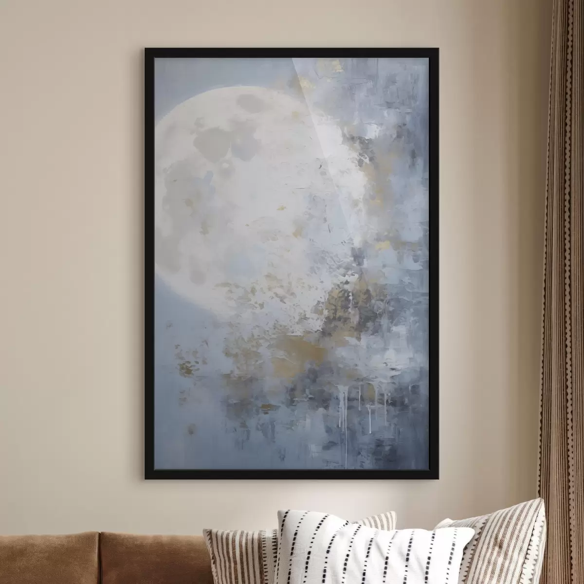 Plakat Kuu abstraktsioon f46125