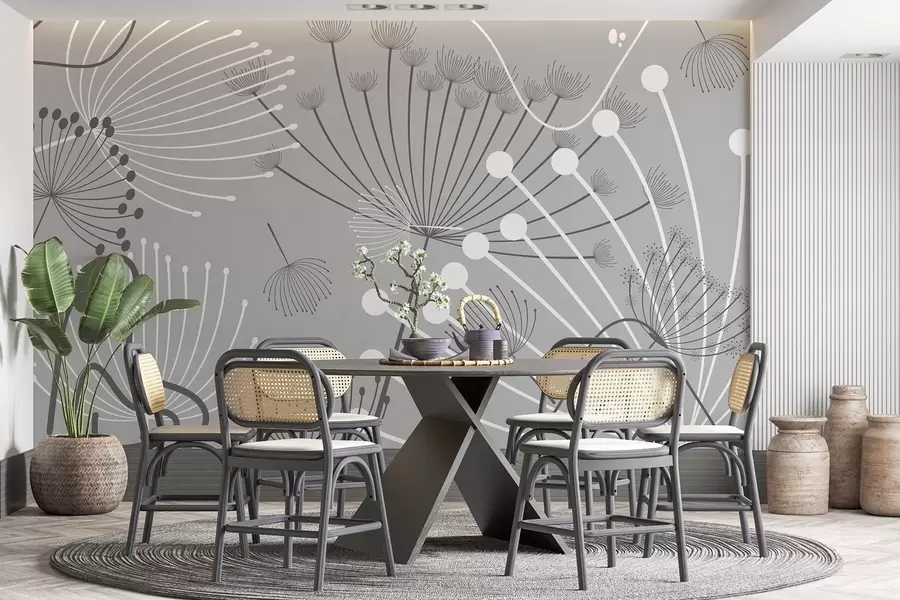 Fototapeedid Abstraktsed lilled w04702v3