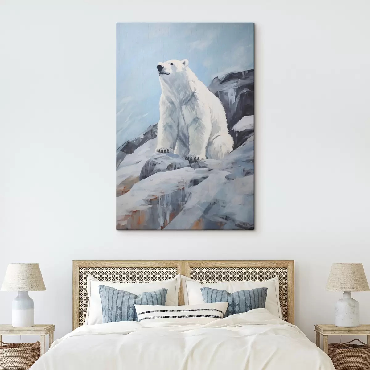 Pilt Karu istub jääpangal s46199