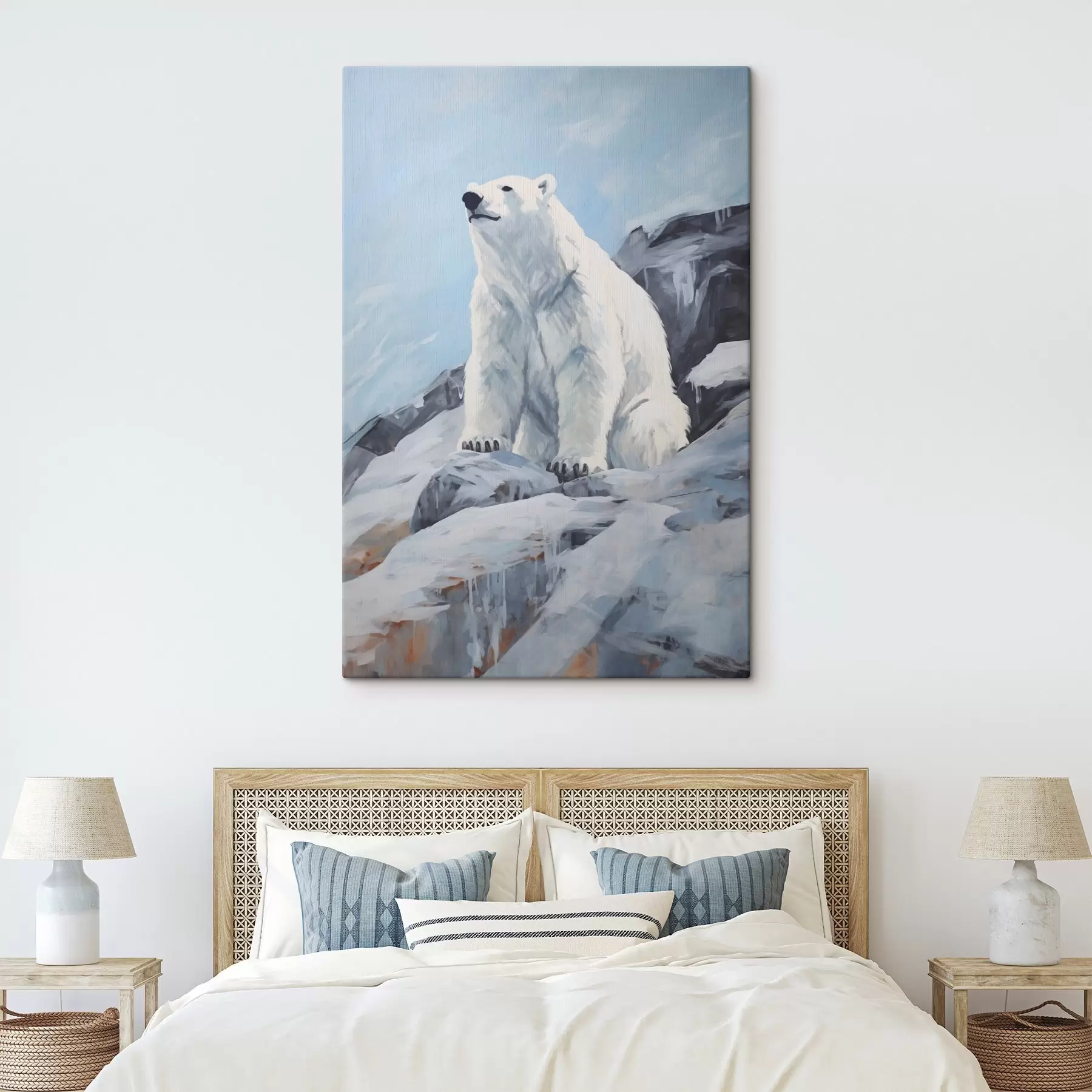 Pilt Karu istub jääpangal s46199