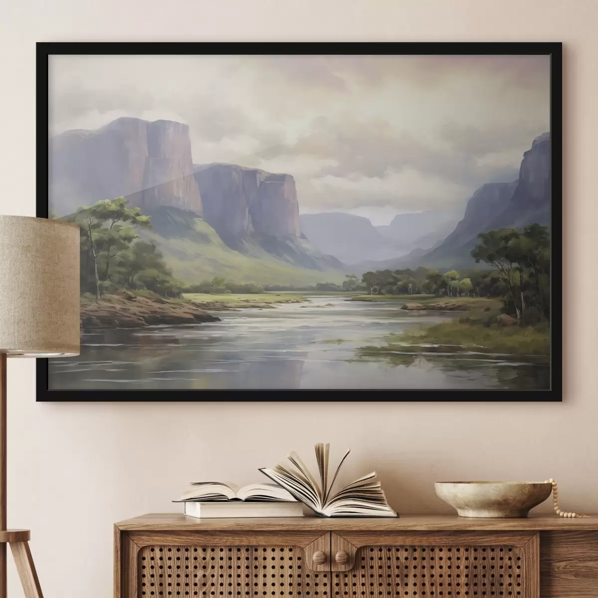 Plakat Park mäevaatega f46194