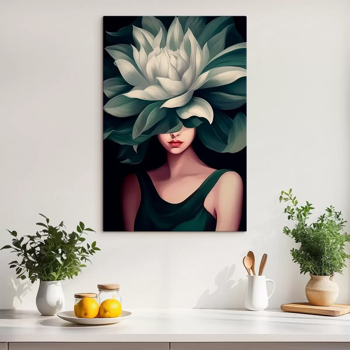 Pilt Tüdruk lillega s46207