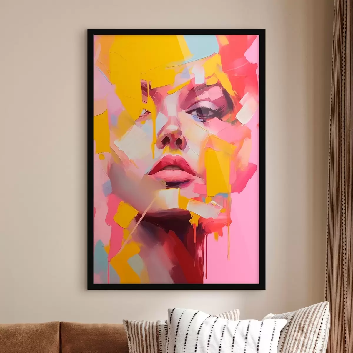 Plakat Abstraktne nägu f46217