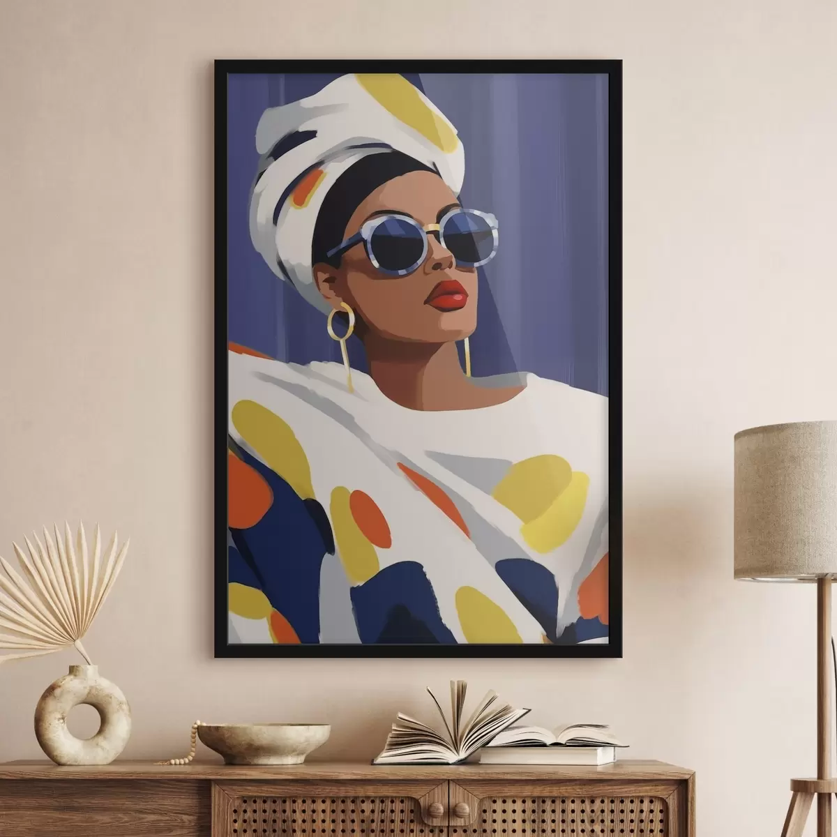 Plakat Prillidega naine f46231