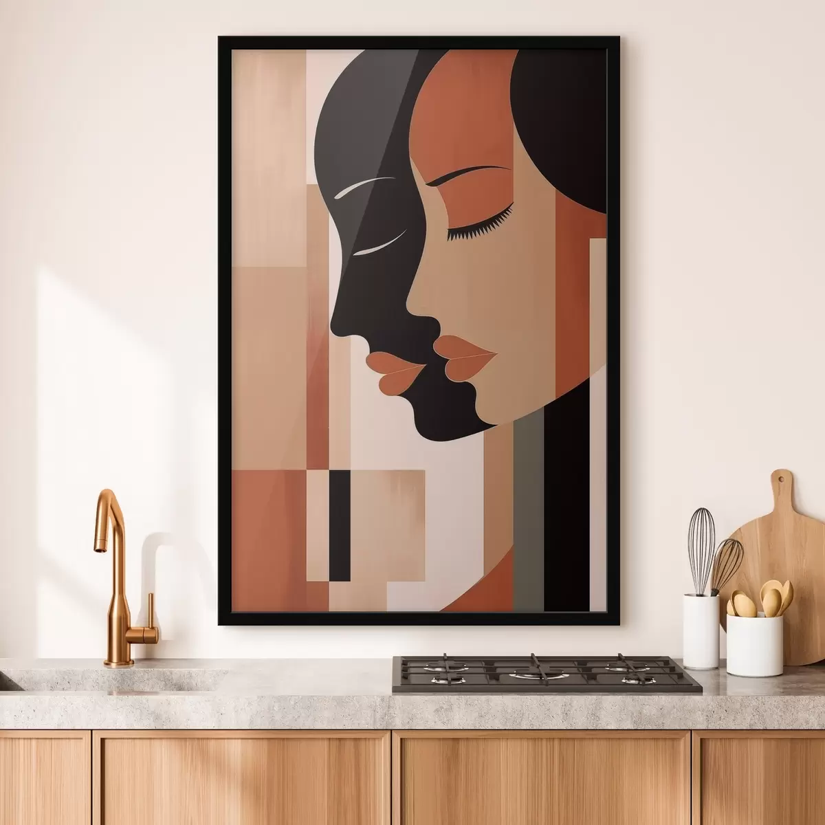 Plakat Abstraktsed näod f46241