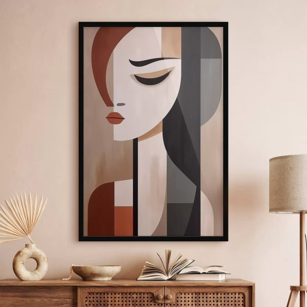 Plakat Abstraktsed näod f46242