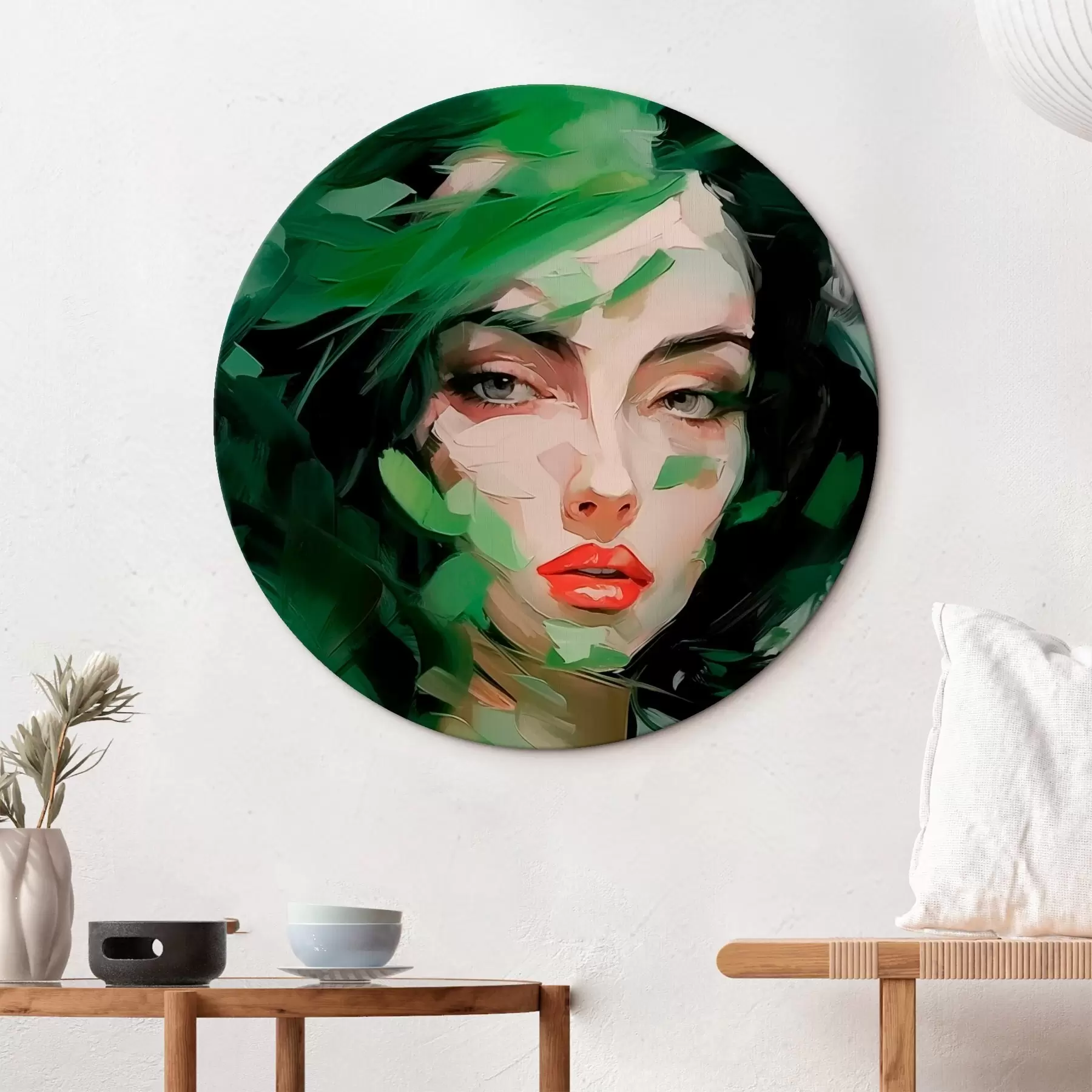 Pilt Abstraktne naiste portree r46224