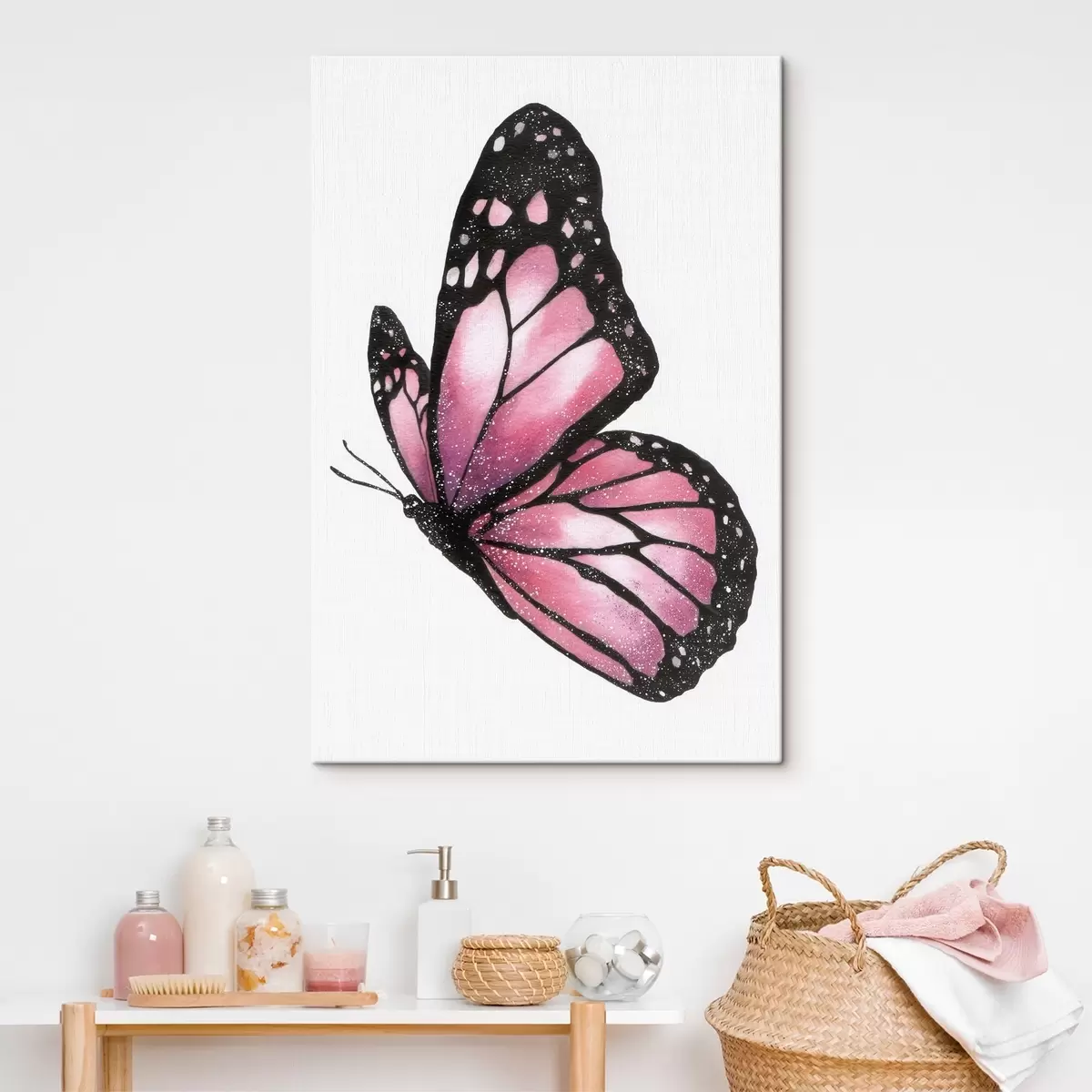 Pilt Luksuslik liblikas, imitatsioon akvarell s46074