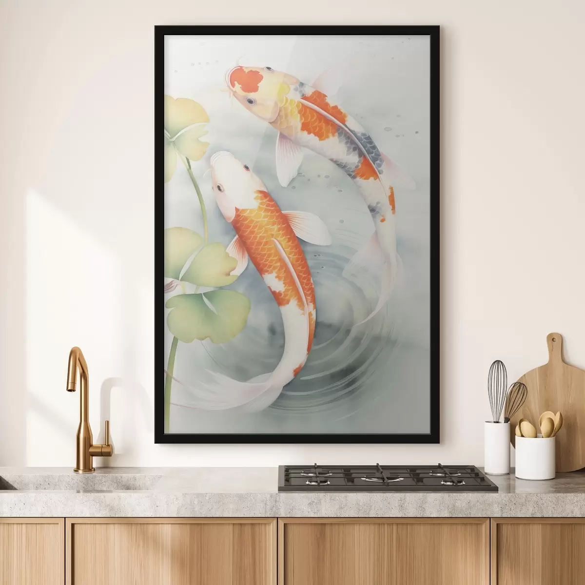 Plakat Kaks kaunist kala tiigis f46086