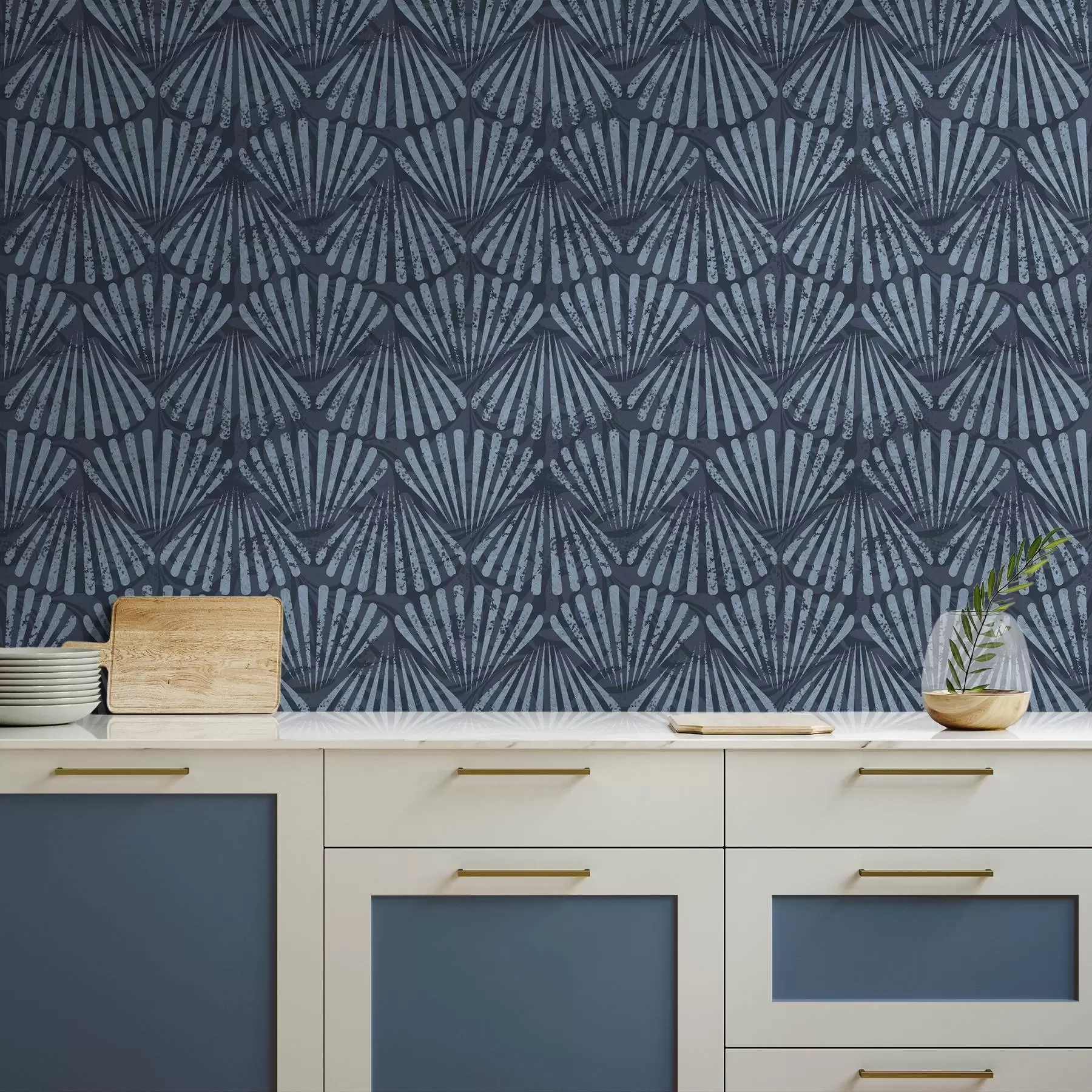 Fototapeedid Abstraktsed sinistes toonides kiired, dünaamiline motiiv a00710