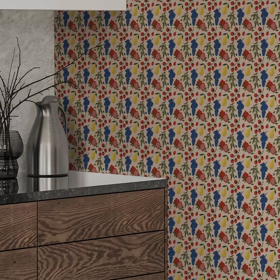 Fototapeedid Mahlakad puuviljad soojal beežil taustal a00801v1