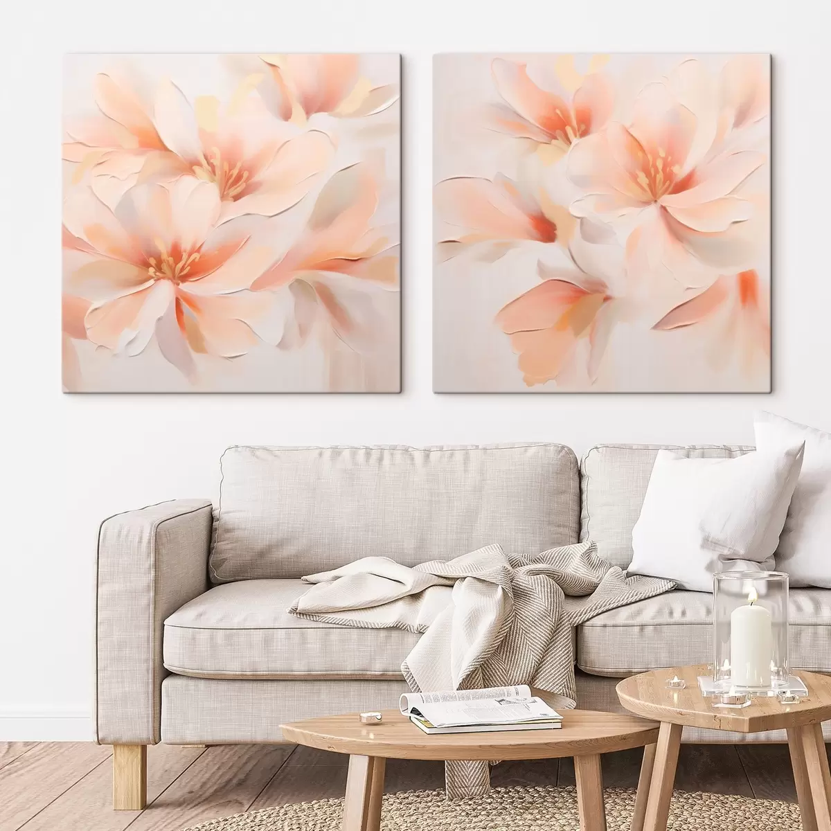 Pilt Abstraktsed õrnad lilled m00789