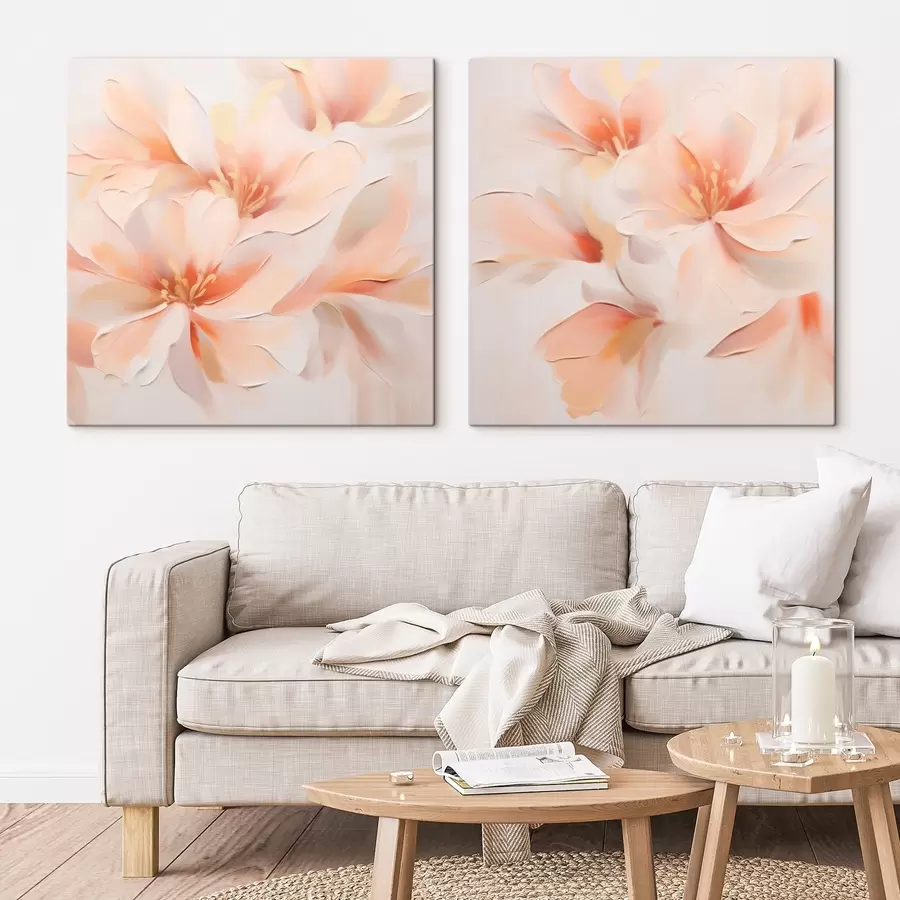 Pilt Abstraktsed õrnad lilled m00789