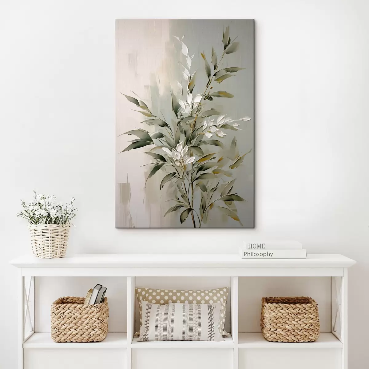 Pilt Abstraktne lehtedega haru s46135