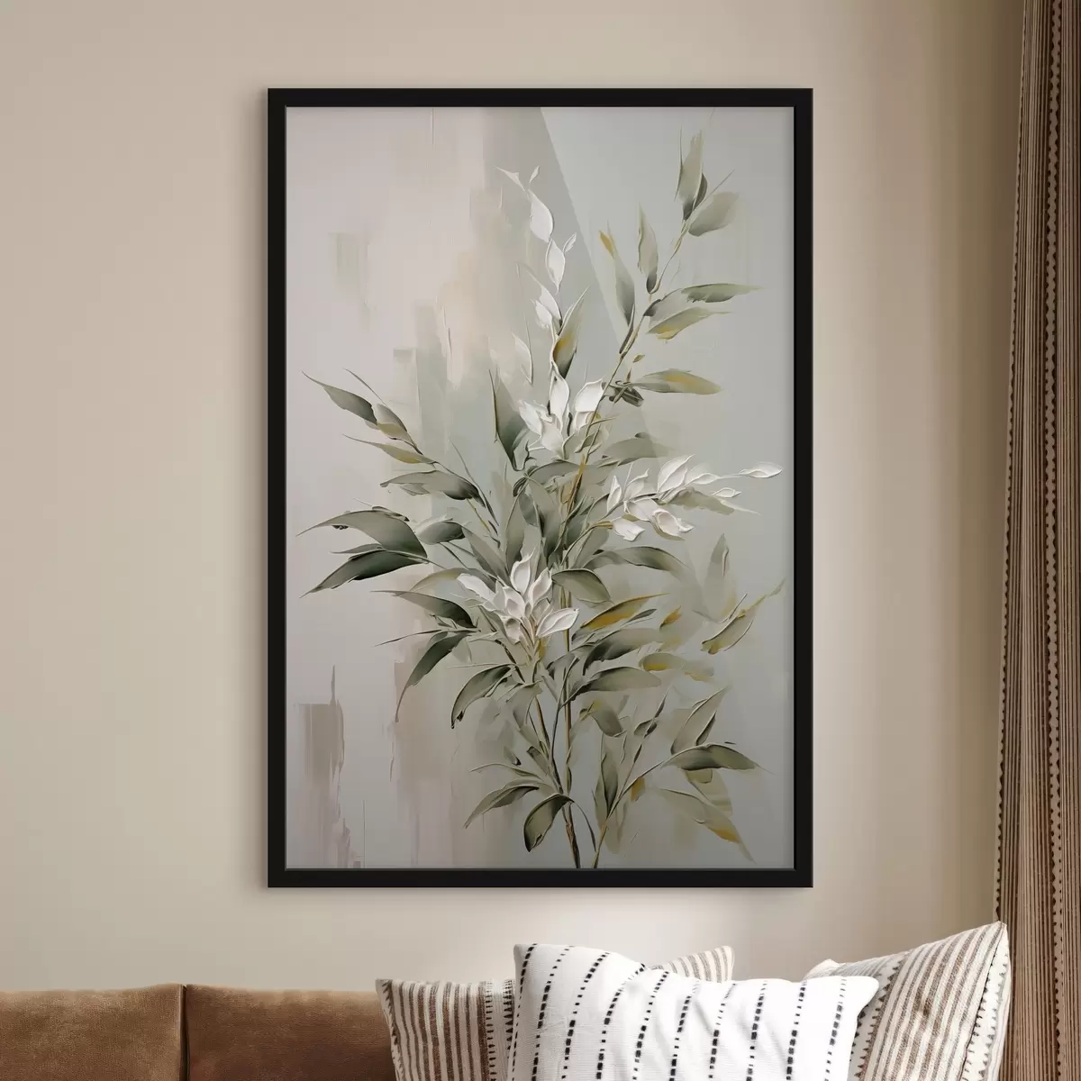 Plakat Abstraktne lehtedega haru f46135