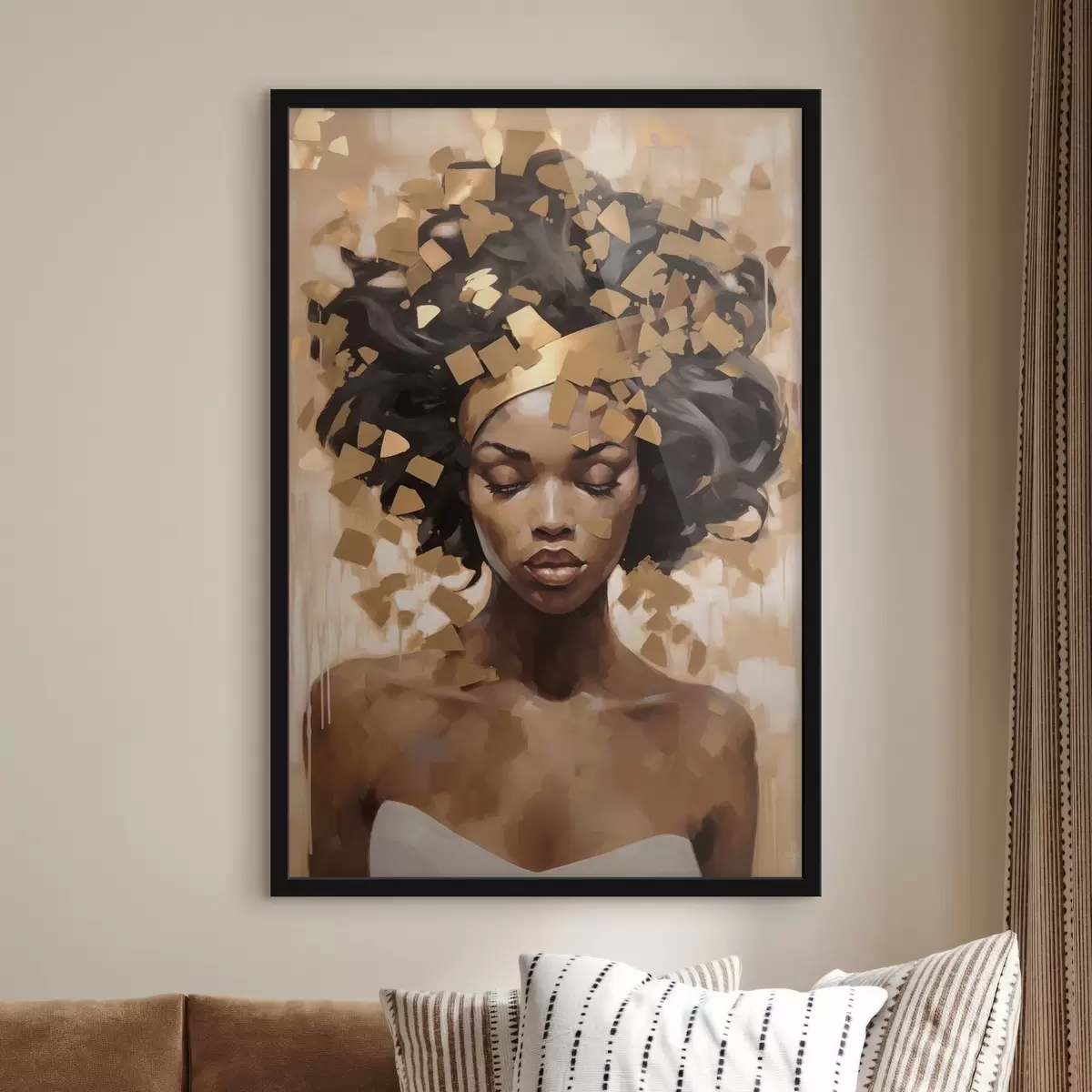 Plakat Naise portree f46259