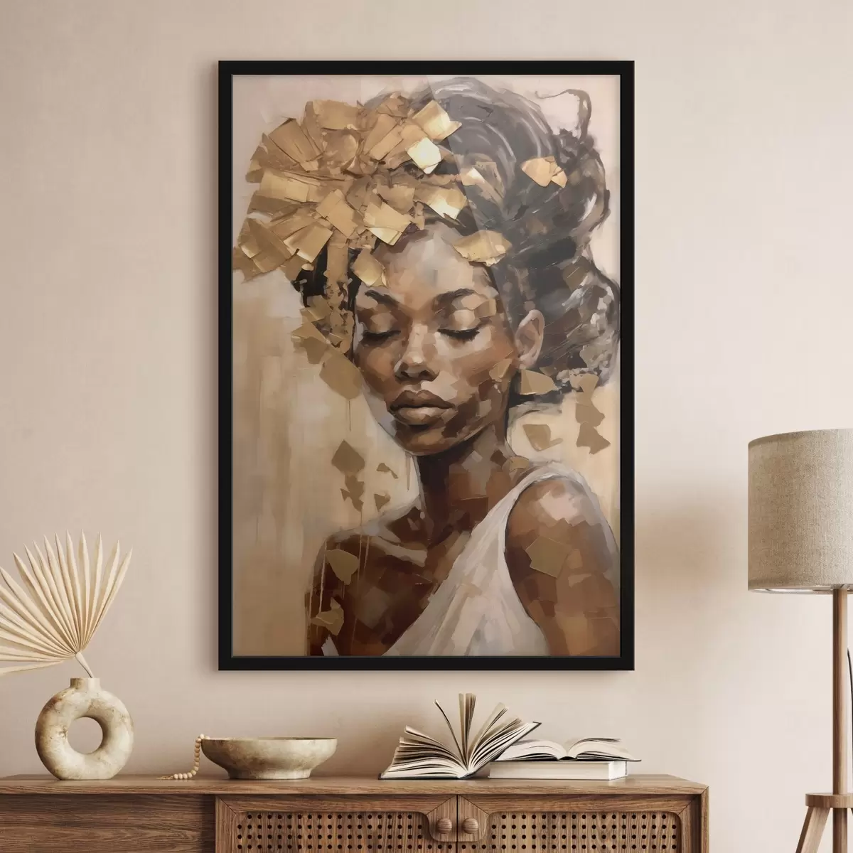 Plakat Naise portree f46260