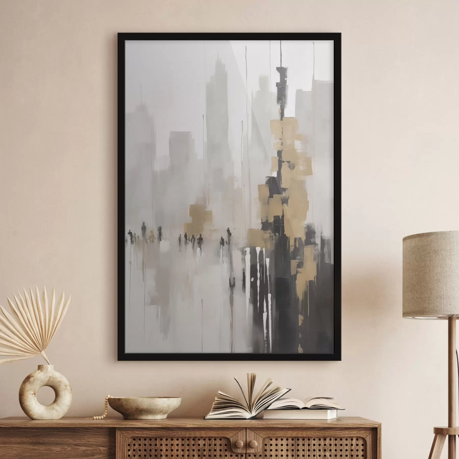 Fototapeedid Abstraktne linnamaastik f46305