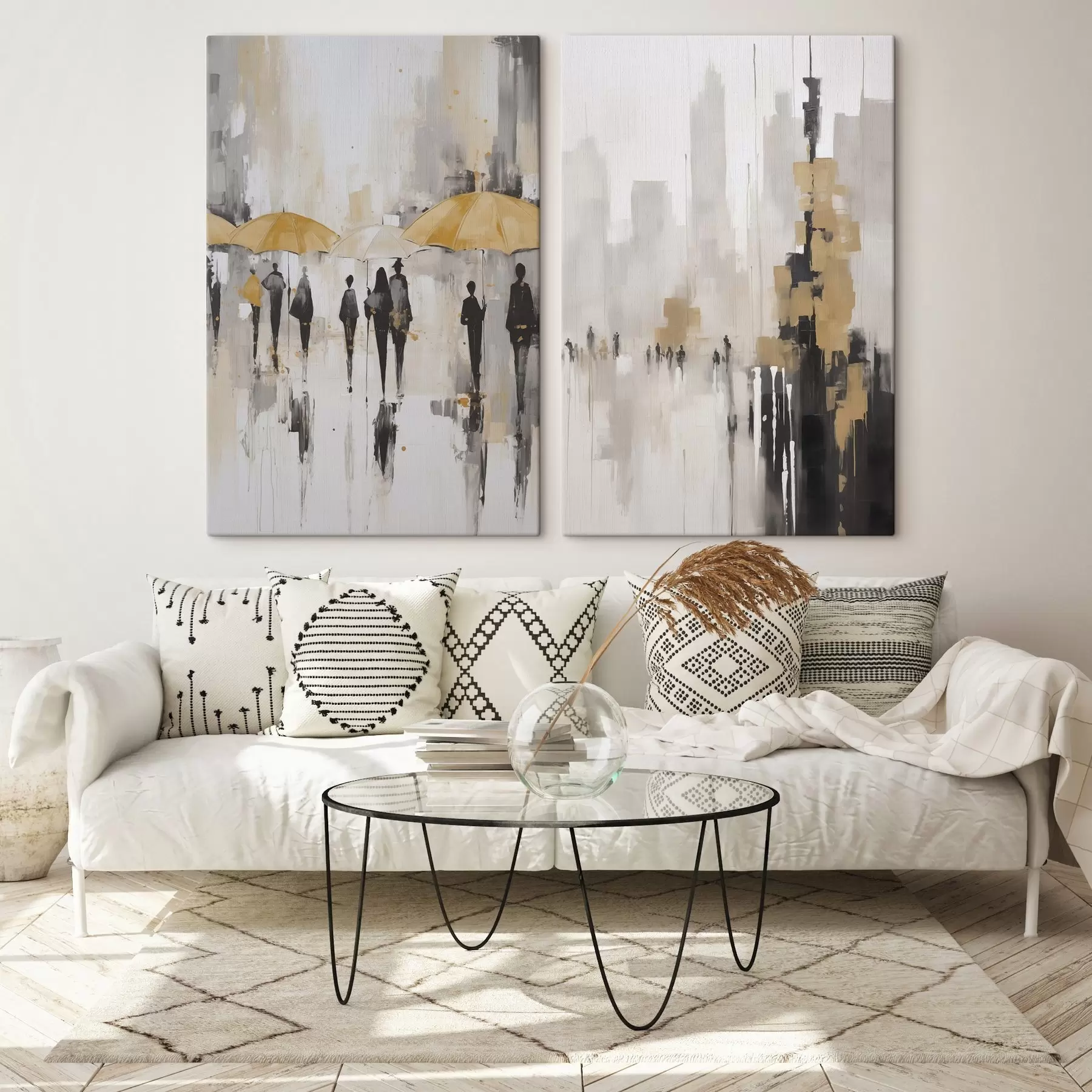 Pilt Abstraktne linnamaastik m00873