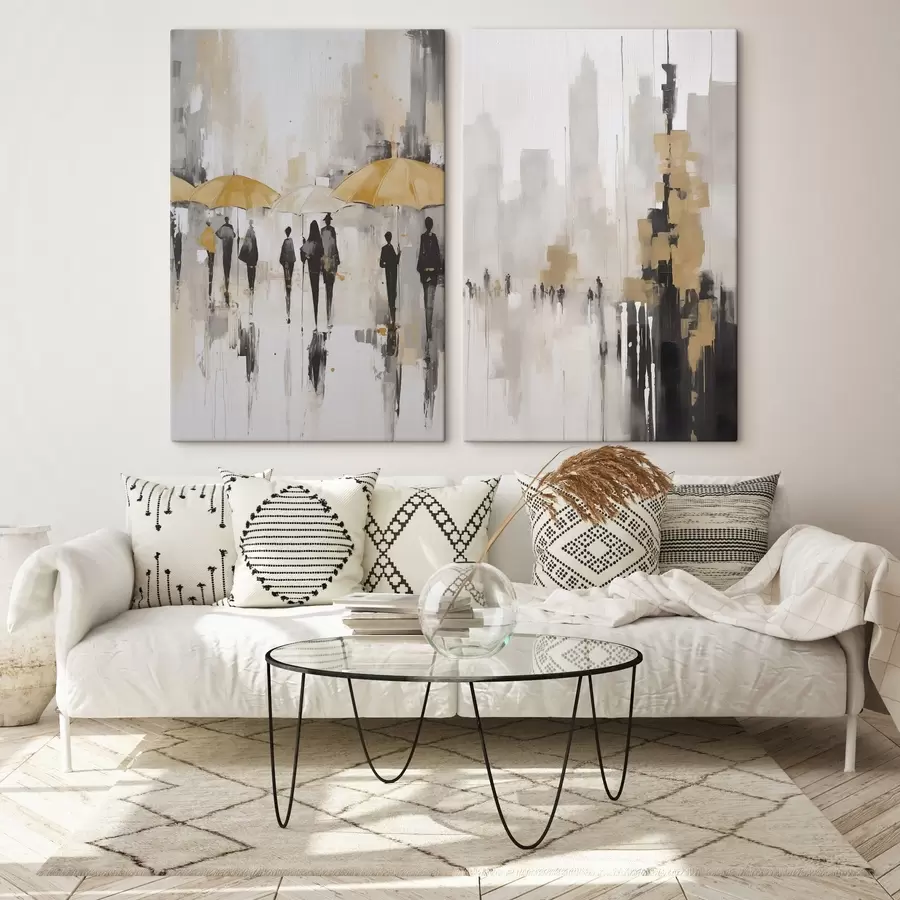 Pilt Abstraktne linnamaastik m00873