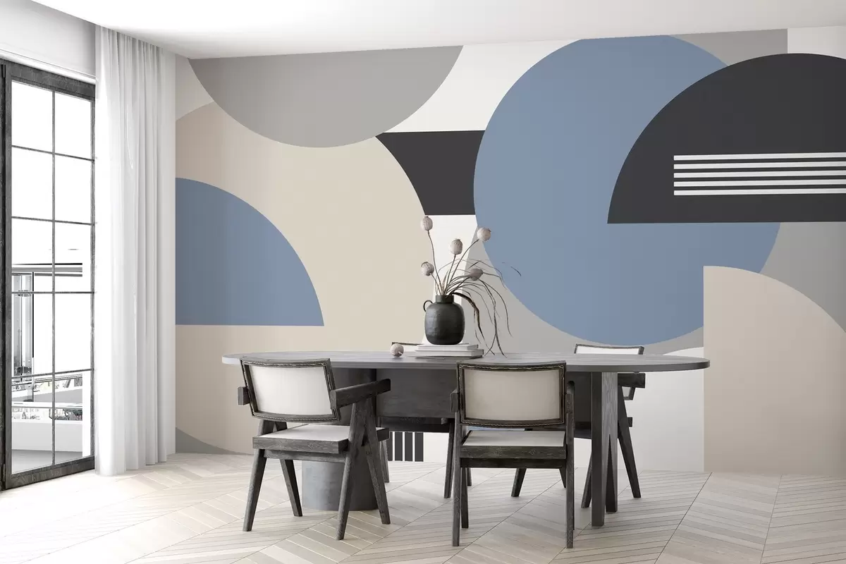 Fototapeedid Geomeetriline abstraktsioon w04687v1