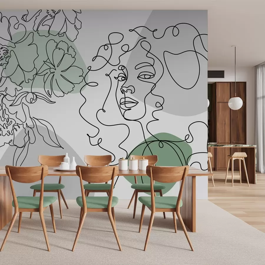 Fototapeedid Tüdruk järjekorras w04724v1