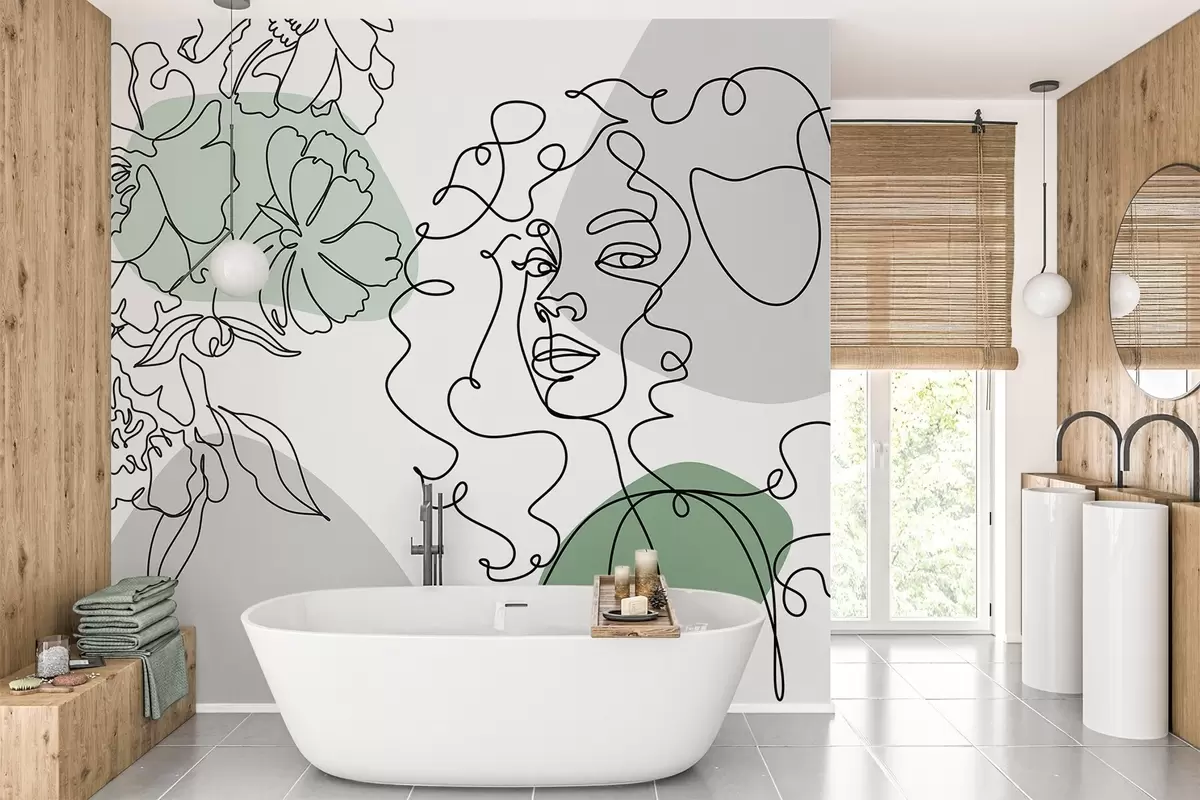 Fototapeedid Tüdruk järjekorras w04724v1