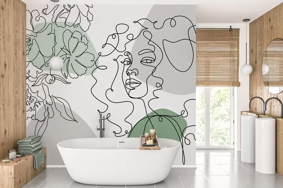 Fototapeedid Tüdruk järjekorras w04724v1