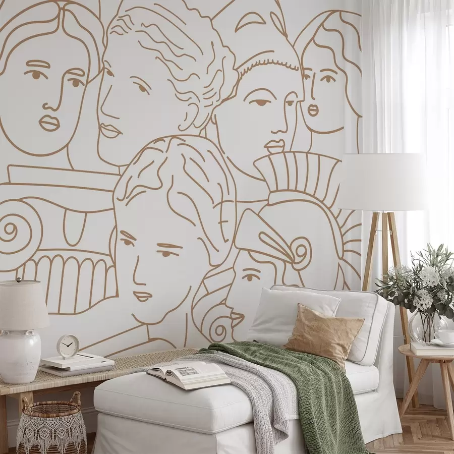 Fototapeedid Iidsed näod w04728v1