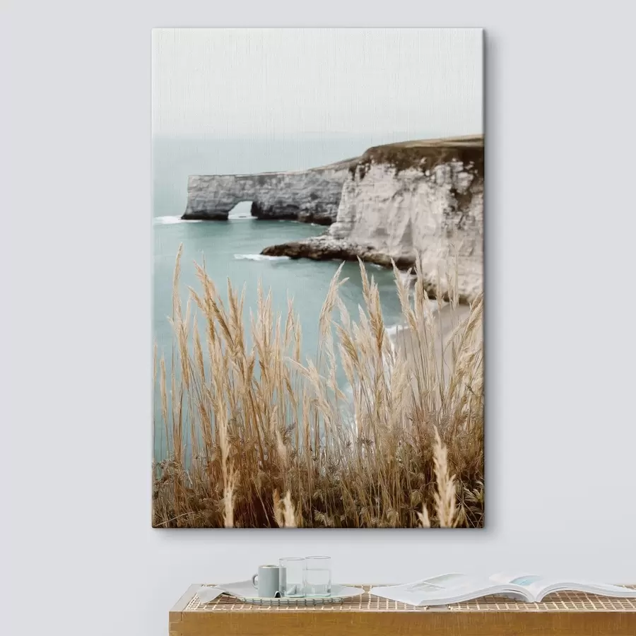 Pilt Rannikukallid, esiplaanil pilliroog s46141