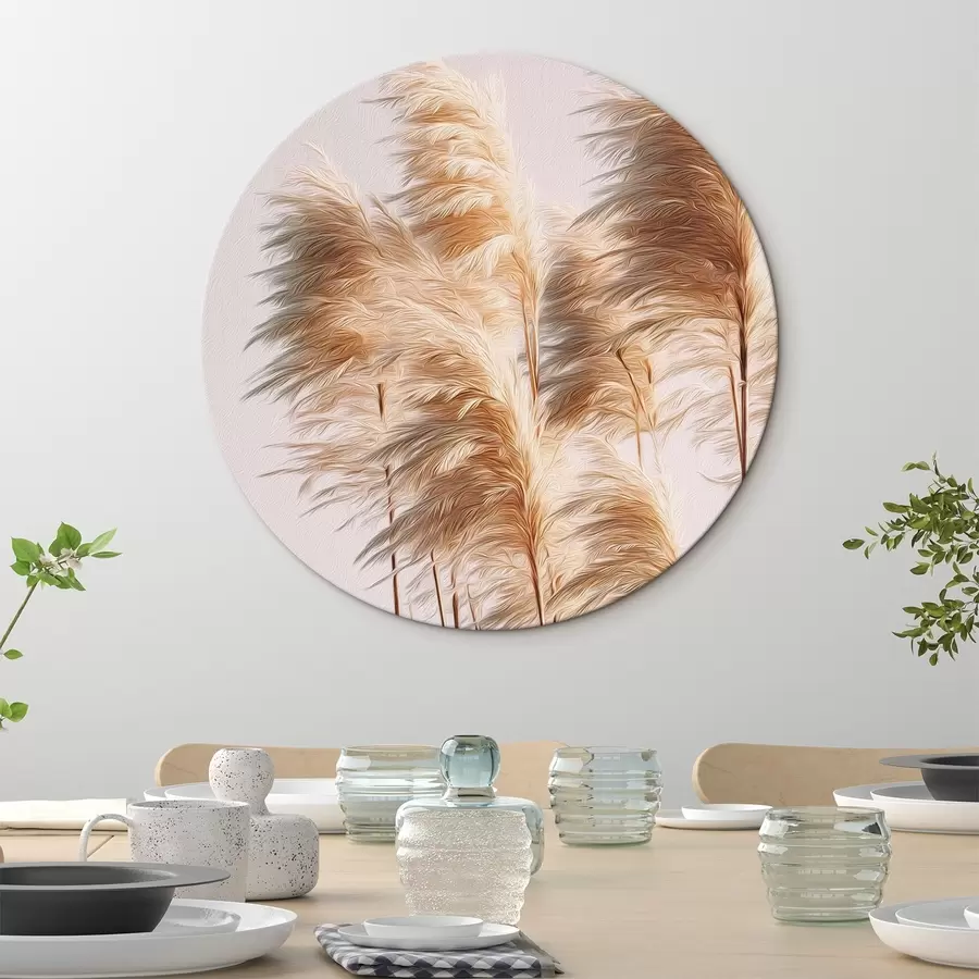 Pilt Pehmed dekoratiivsed rohttaimed heledal taustal r46157