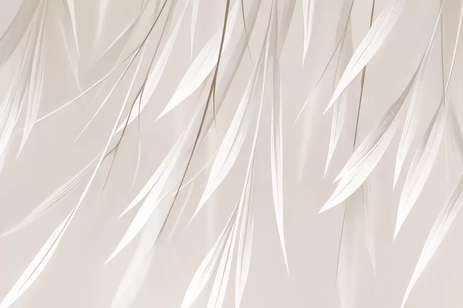 Fototapeedid Rippuvad õhukesed lehed w04703