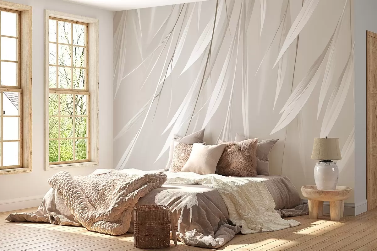 Fototapeedid Rippuvad õhukesed lehed w04703