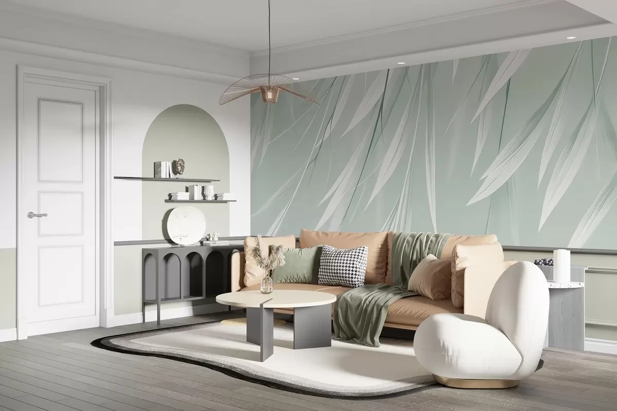 Fototapeedid Rippuvad õhukesed lehed w04703v1